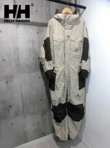 美品/HELLY HANSEN ヘリーハンセン スノー ワンピースM/スノーボード オールインワン/メンズ スキー つなぎ/アウトドア ウィンタースポーツ_画像1