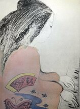 【真作】魂のピアニスト フジ子・ヘミング「おさらい」 2008年 銅版画 ED 36/80 直筆サイン・ 作品証明シール / フジコヘミング_画像1