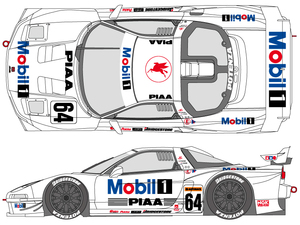 [SHUNKO公式]1/24デカール「モービル１NSX 1998」