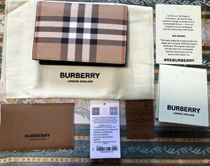 BURBERRY／カードケース 未使用品 保存袋・説明書・タグ等