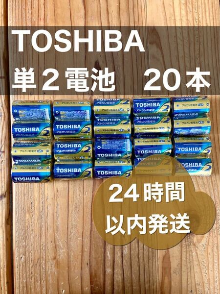 東芝　単二 単2 アルカリ乾電池 防災 備蓄 乾電池 クーポン