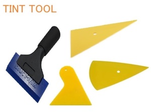 ◆TINT TOOL◆ TH-17 TH-23 TH-29 TH-68 4種類セット 　カーフィルム　施工道具　施工ツール　BLUEMAX ヘラ　スキージー　ブルーマックス