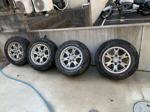 WEDS KEELER 16インチ 7J +37 BF Goodrich All-Terrain T/A 215/70R16 NV350キャラバンに使用 (ハイエース)