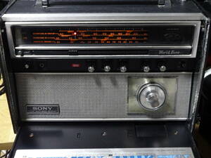 SONY CRF-5090 World Zone 9バンドレシーバー ワールドラジオ 古いので動作保証無しのジャンクで