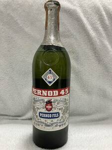 1950～60年代流通 PERNOD 45 PERNOD FILS ペルノ1000ml 45% リキュール