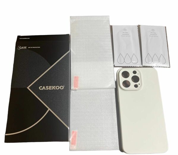 新品！CASEKOOiPhone13Proアルミケース+保護フィルム2枚+アルコール