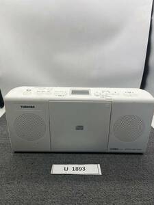 東芝 TOSHIBA CUTEBEAT CDラジオ TY-C24 2026年製 オーディオ機器 音響機器 オーディオ CD 音楽 CDデッキ ラジオ ホワイト 現状品 u1893