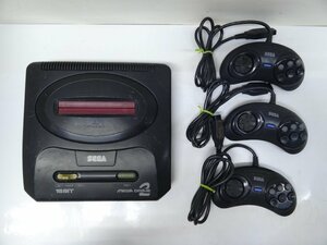 8■/Zこ7393　SEGA メガドライブ2 MEGA DRIVE2 HAA-2502、コントロールパッド SJ-6000 セット/ 動作未確認 ジャンク 保証無