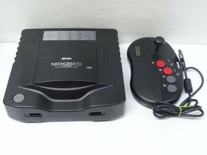 10■/Zこ7461　SNK NEO-GEO CD ネオジオCD 本体、スティックコントローラー セット / 動作未確認 ジャンク 保証無