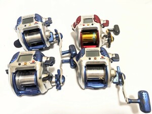 ★１円〜★SHIMANO シマノ　電動丸　3000Ｈ プレイズ3000 電動リール４個セット　★ジャンク扱い★