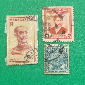 ビルマ 使用済み切手セット