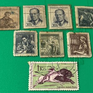 チェコスロバキア 使用済み切手セット