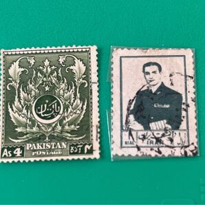 パキスタン&イラン 使用済み切手セット