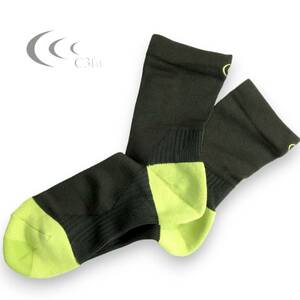 【送料無料】新品◆C3fit◆抗菌防臭 通気性◎ Golf Regular Socks ゴルフ レギュラー ソックス L オリーブ◆シースリーフィット 靴下◆J