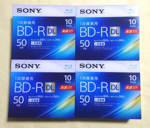 ■新品 SONY ブルーレイディスク 録画用 6倍速 BD-R DL 50GB 40枚