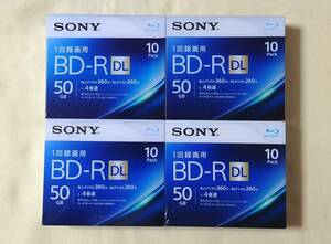 ■新品 SONY ブルーレイ 録画用 4倍速 BD-R DL 50GB 40枚
