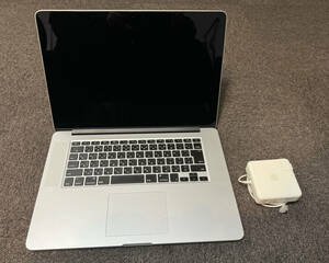 1円スタート【 美品 】MacBook Pro｜Retina Mid 2012 / 15.4インチ / CPU 2.7GHz クアッドコア Intel Core i7 / メモリ16GB / SSD751GB