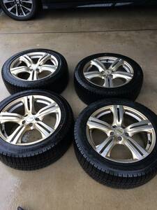 AUDI アウディ　4H 18×8J +31　PCD112　5穴　 スタッドレス 22年　255/45R18 10部山　新品　4本