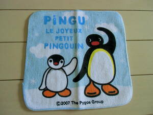 1.【新品】ピングー*ミニタオル ハンカチ PINGU