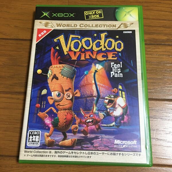 【美品】 Xbox / Voodoo Vince　ブードゥーヴィンス