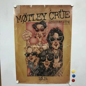 A66639 ◆MOTLEY CRUE　GREATEST HITS B2サイズ ポスター 送料350円 ★5点以上同梱で送料無料★