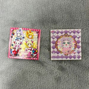 プリキュアオールスターズ ひろがるスカイ！プリキュア パン 20周年記念 シール フレッシュプリキュア プリンセスエル