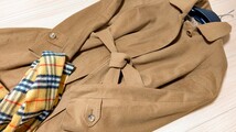 超美品　カシミア100 バーバリー ロンドン　BURBERRY ノバチェック コート サイズ7_画像6