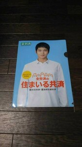 送料込み　新品【非売品】全労済 向井理 A4 クリアファイル　1枚　タレント　俳優　文房具　　★140