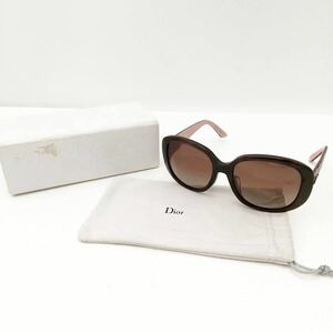 Dior ディオール CZZLA 55□18 135 サングラス 眼鏡 パープル 元袋付 箱付【ME4839】