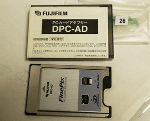ｗ２６　XD,　スマートメディア　PCカードアダプタ―　定形外便発送可