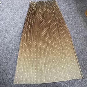 115 ISSEY MIYAKE/イッセイミヤケ/PLEATS PLEASE プリーツプリーズ スカート ロングスカート ウエストゴム 水玉柄　サイズ1