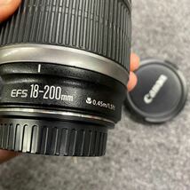 218 動作未確認 キャノン Canon ZOOM LENS EF-S 18-200mm 1:3.5-5.6 IS IMAGE STABILIZER 一眼カメラ用 レンズ 現状品_画像7