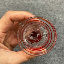 254 沖縄ガラス　琉球グラス　ワイングラス　2個セット　ペア レア　入手困難　酒器　グラス　ガラス製　_画像4