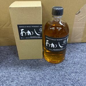 351 未開栓　江井ヶ島酒造 シングルモルトウイスキー　ホワイトオーク あかし 500ml 61度 2017 限定322本　国産ウイスキー 未開栓 古酒