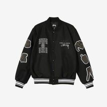 【1回着用】コムデギャルソン　stussy スタジャン　ジャケット　ストゥーシー　CDG COMME des GARCONS _画像4