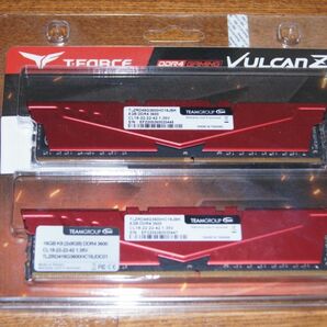 Team T-FORCE Vulcan Z DDR4 3600 16GBkit 8GBx2枚