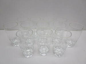 ke123* Showa era glass strongly . beautiful noble glass heaven .12ko* unused 