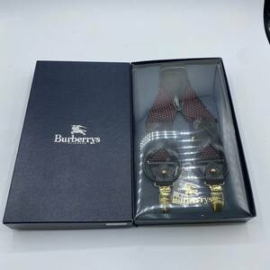 #12268　Burberrys　バーバリーズ　サスペンダー　ブランド　衣類用品　メンズアジャスター　大人用　