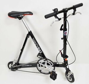 ブリヂストン HANDYBIKE ハンディバイク 折り畳み式 自転車 ６インチタイヤ ブラック サイクリング レジャー アウトドア 車中泊 Hb-122