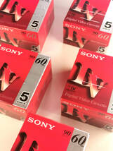 miniDVテープ　SONY DVM60 (未使用）5本パックを５セット２５本出品します_画像2