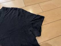 ◎ PRADA プラダ Tシャツ 黒 ブラック サイズ：L (レディースL/メンズS) Vネック (2) 30724_画像4