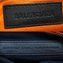 1円【極美品】BALENCIAGA バレンシアガ エクスプローラー ボンバー クロスボディバッグ ショルダー サコッシュ ナイロン 斜め掛け ブラック_画像10