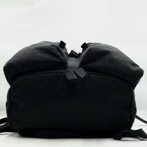 1円【現行/極美品】PRADA プラダ 2VZ019 リュック バックパック ビジネスバッグ 三角ロゴ Re-Nylon×サフィアーノレザー ブラック 大容量_画像5