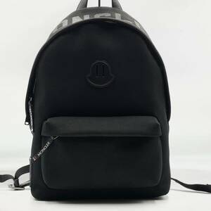 1円【現行】MONCLER モンクレール Pierrick リュックサック バックパック ビジネスバッグ メンズ ブラック 黒 ナイロン A4収納 大容量