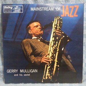 VA341●MPM3001/ジェリー・マリガン六重奏団「ジャズのメインストリーム MAINSTREAM OF JAZZ」ペラジャケ10インチレコード(アナログ盤)