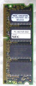 【ジャンク】NEC PC9821NR B02 メモリ　現状品