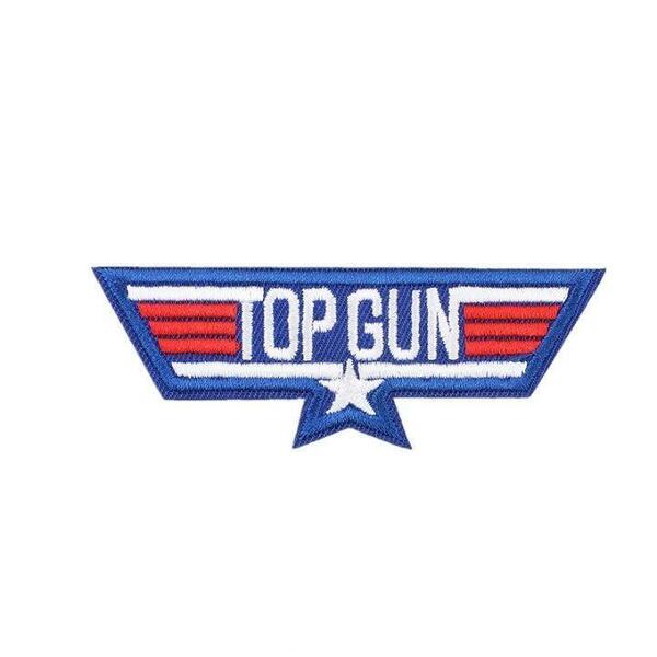 Top Gun　アイロン　刺繍ワッペン　米軍　空軍　ミリタリー　NO.1970