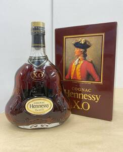 ★R654/ 未開栓!! Hennessy ヘネシー XO 金キャップ クリアボトル 700ml 箱入り 常温保管品 ★