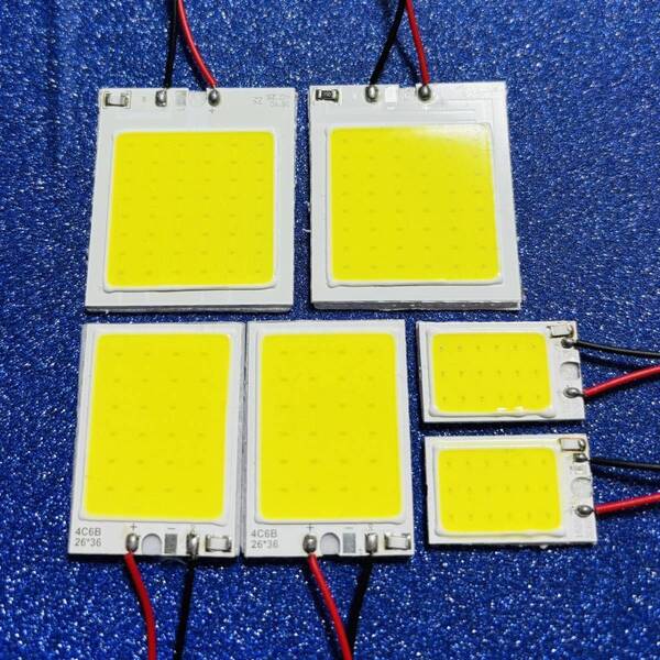 超爆光!ホンダ ステップワゴン RK1/RK2/RK3/RK4/RK5/RK6 T10 LED ルームランプセット パネルタイプ COB 全面発光 ホワイト カスタム
