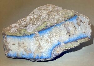 インドネシア産天然ブルーアイス原石430g激レア石
